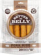 Better Belly Proteins with Real Venison Small Rolls 6 Count, Digestible Rawhide for Dogs, 4.2 OZ - Image 14