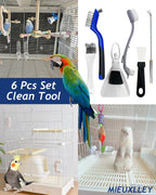 Multipurpose household crevice cleaning brush set being used on window tracks.