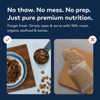 Premium imported ZIWI Peak dog food bundle for all life stages showing nutritional benefits