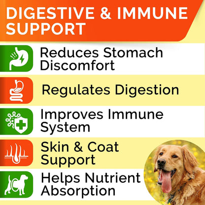Strellalab digestive health treats nutrition label