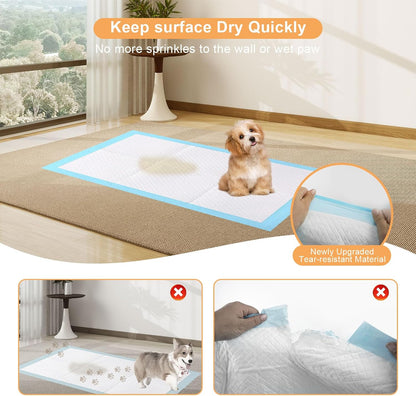 SUPRONLOVE thick quick dry dog pee pad handling liquid absorption effectively for house training
