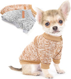 Premium imported fleece pet sweaters packaged for small dogs