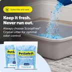 PetSafe ScoopFree 4.3 lb Bags (2 Pack) Premium Crystal Cat Litter - Outperforms Clay Litter - Refill Packs - Reusable Tray Compatible - Fresh Scent - Image 9