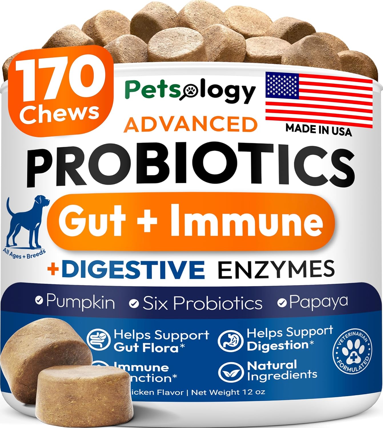 Dog Urine Neutralizer for Lawn - 170 Green Lawn Chews for Dogs - Pee Grass Burn Spot Saver Caused by Dog Urine with Probiotics & Digestive Enzymes - Advanced Gut Health Supplement, Rocks - Image 12