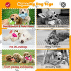 MRSOHRET interactive pet training toys bundle with reinforced double seams