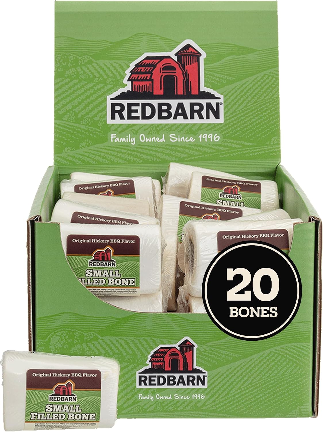Redbarn Pet Products Small Filled Dog Bones, Peanut Butter Flavor - Long Lasting Stuffed Femur Chew Treat Made in USA - 4 Count - Packaging May Vary - Image 12