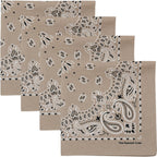 The Peacock Crew Premium Soft Cotton Bandanas Pack for Men and Women Paisley 22 x 22 inches - Image 10