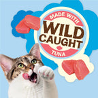 Friskies Purina Party Mix Natural YUMS Tuna Cat Treats, 20 oz Canister - Image 3