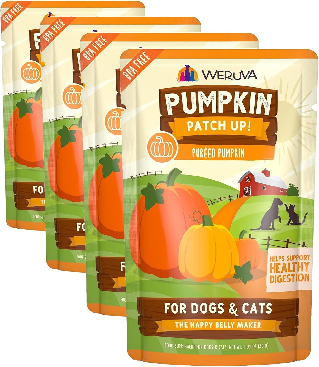 Weruva Pumpkin Patch Up!, Pumpkin Puree Pet Food Supplement for Dogs & Cats, 2.80oz Pouch (Pack of 12) - Image 11