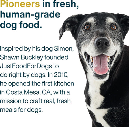 Just Food for Dogs Frozen Fresh Dog Food Toppers and Meals, Human Grade, Balanced Fresh Pet Meal or Topper, No Preservatives, Limited Ingredient Recipe, Beef and Turkey 5.5 oz - 18 Pack - Image 9