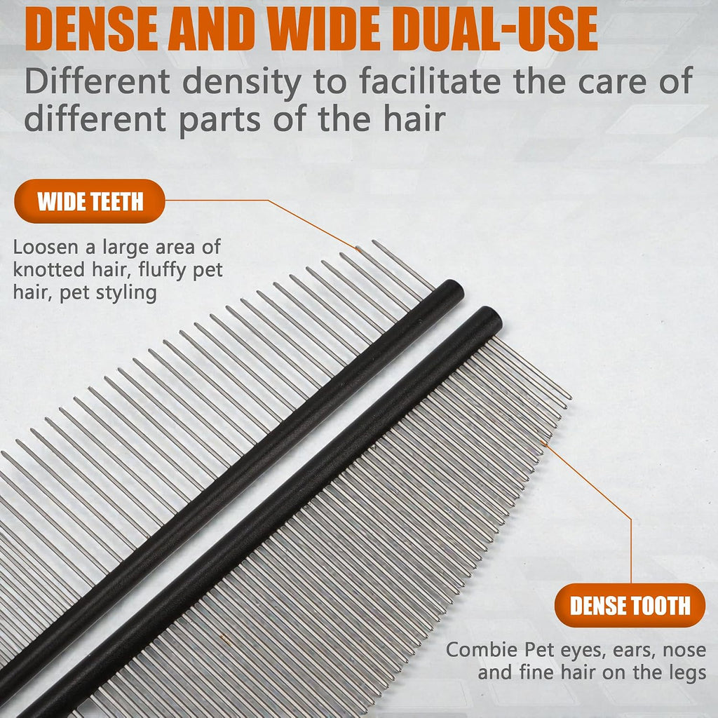 Detailed view of KH866 dual-density stainless steel teeth