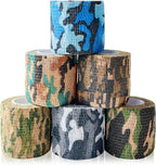 6 Pack 2 Inch x 5 Yards Checkered and Heart Print Pet Vet Wrap for Dogs, Cats, Horses, Non-Woven Self-Adhesive Cohesive Bandage Rolls for Wound Care, Ankle Sprains, Swelling, First Aid Protection - Image 9