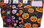 Packaging layout of the CuteBone female period pants three pack showing all included pattern designs.