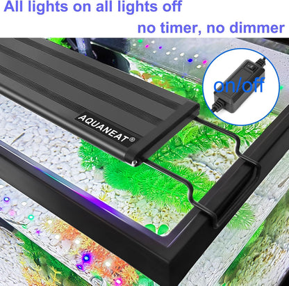 Side profile of ultra-slim Aquaneat LED aquarium lighting