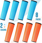 Jexine horse fly leggings orange and blue eight piece set