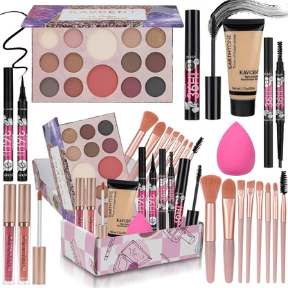 KAVCENT makeup kit full beauty set front view