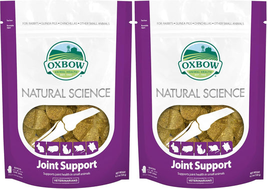 Oxbow Natural Science Joint Support front view of two 4.2 ounce bags