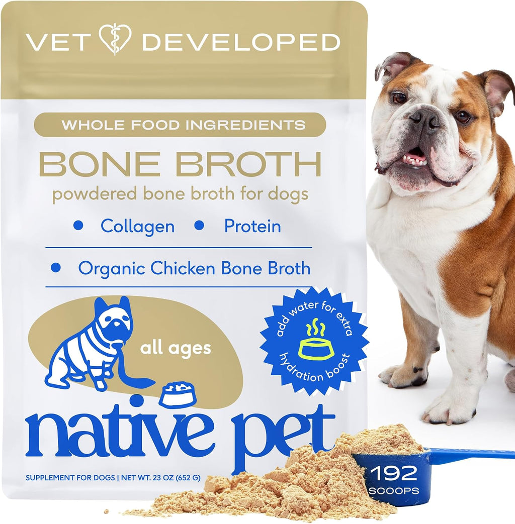 Native Pet Bone Broth for Dogs - Made with Real Beef Bone Broth, Dog Food Toppers for Picky Eaters - Provides Extra Hydration & Nutrition for Joint Strength, Immunity & Heart Health-48 Scoops - Image 15