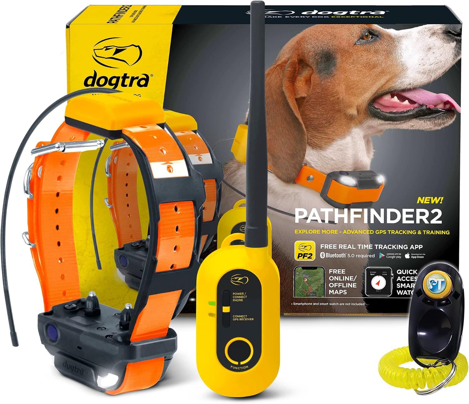 Dogtra Pathfinder 2 hunting collar front view