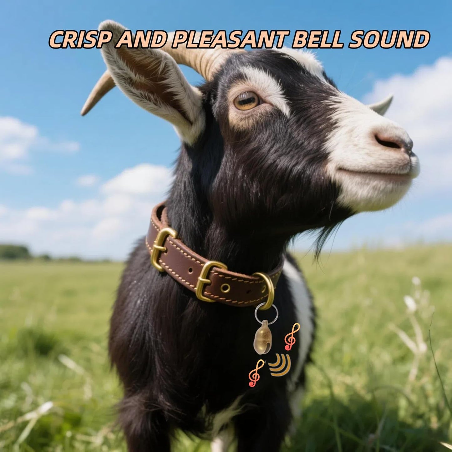 Durable dual stitching detail on CWYZA livestock collar