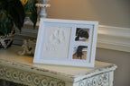 Customizable letter and number stencil kit for pet memorial frame