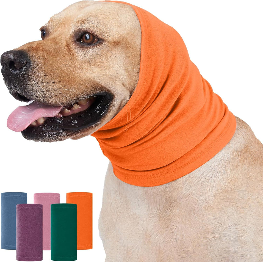 Nanaki Dog Calming Hoodie Quiet Head Cover Sleeves-Ear Covers Hood for Noise Bath, The Grooming and Force Drying Head Protection for Anxiety Relief and Calming Dog Neck and Ear Warmer, Fireworks 1Pack - Image 10