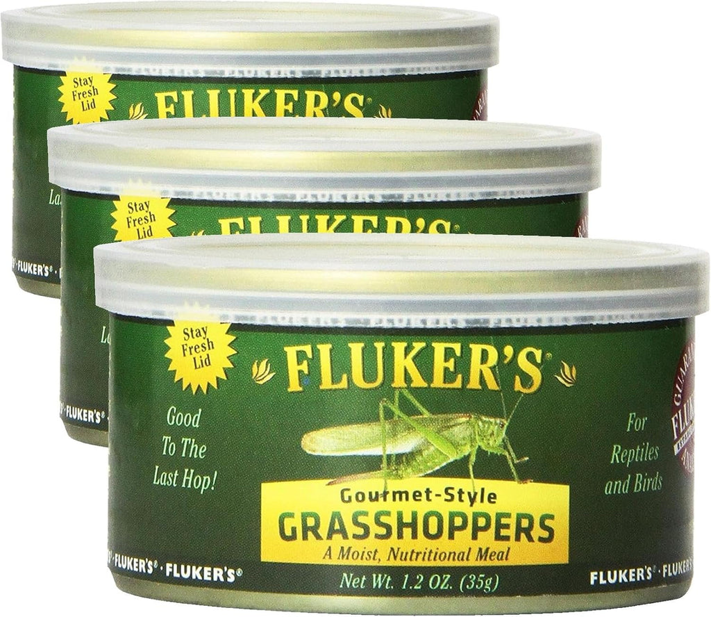 Fluker's 1.23 ounce mealworm pet food label details
