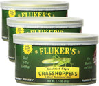 Fluker's 1.23 ounce mealworm pet food label details