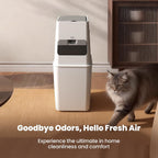 GKJ Cat Litter Box Waste Disposal System for Odor Control Cat Litter Trash Can | Includes 1 roll of 16 Easy Tear-Off Bags | Diaper Trash Can - Image 9