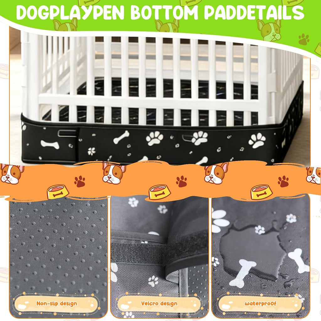 LynxLink washable puppy playpen pad setup example