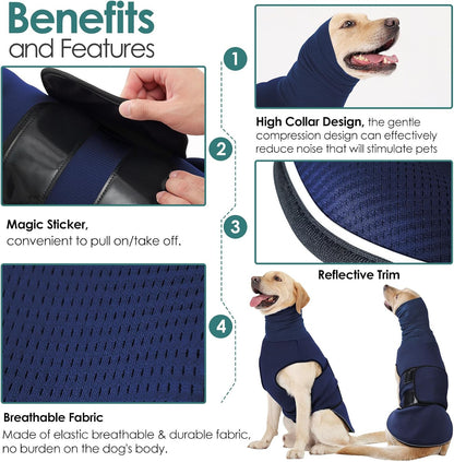 AOFITEE calming hoodie ear protection wrap for thunder