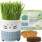 Healthy indoor pet remedy kit for hairball control and enhanced digestive health.