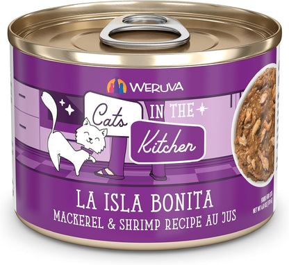 Weruva Cats in The Kitchen, Kitchen Cuties Variety Pack, Wet Cat Food, 3.2oz Can (Pack of 12) - Image 14