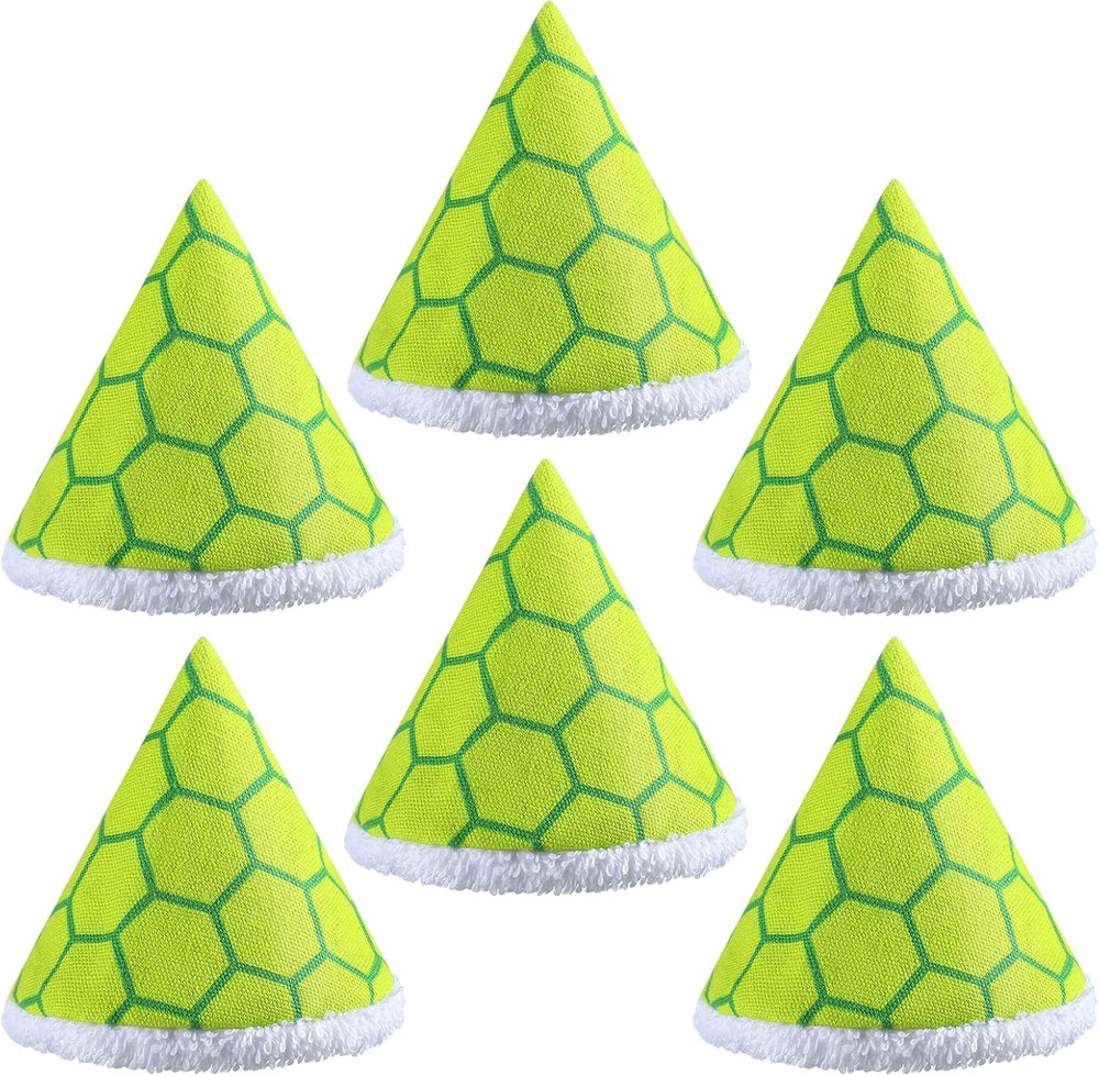 Cinnvoice 6 piece reusable pee cover set for baby boys with turtle pattern