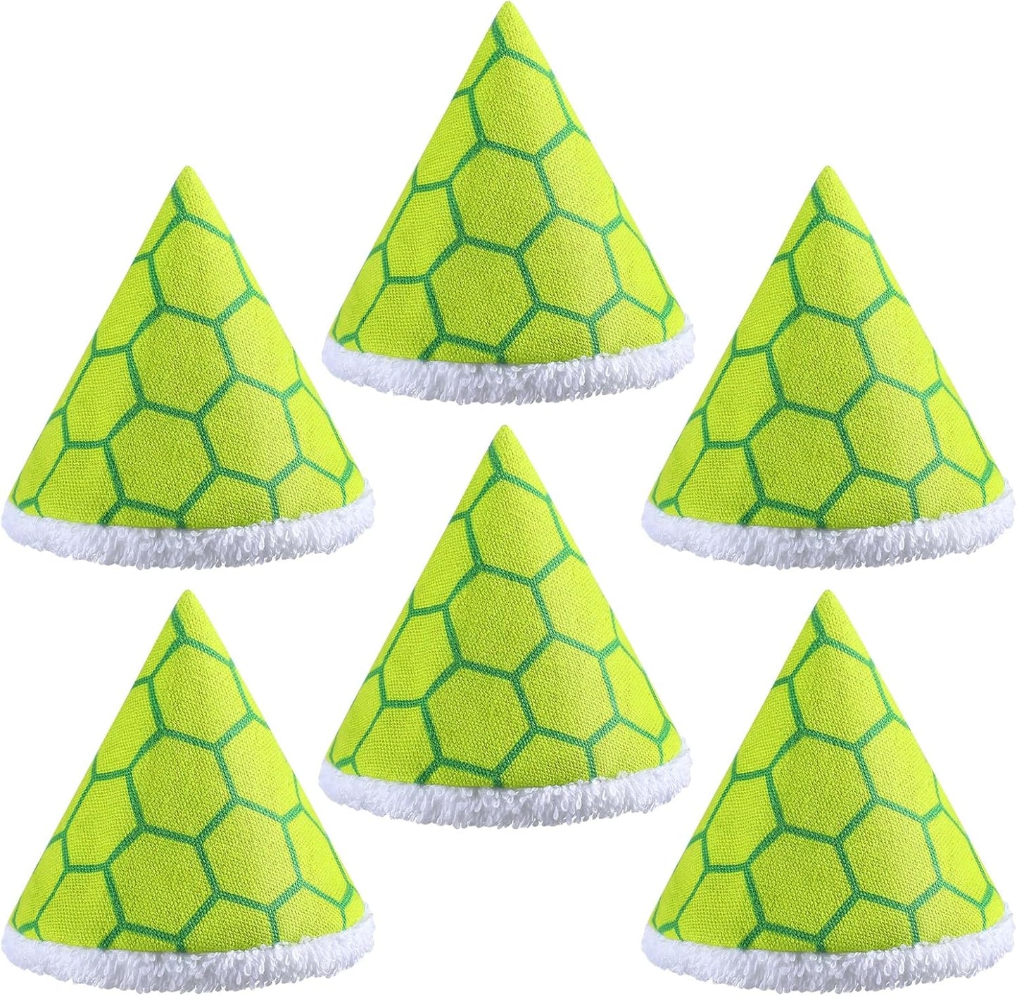 Cinnvoice 6 piece reusable pee cover set for baby boys with turtle pattern