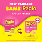 Pepto Bismol 90 count box multi pack layout