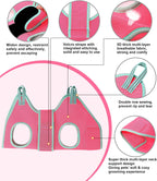 Pet resting comfortably in Kkiimatt grooming harness for claw care