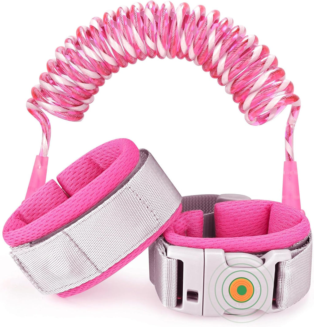 Accmor Anti Lost Wrist Link with Induction Lock Rose Color front view