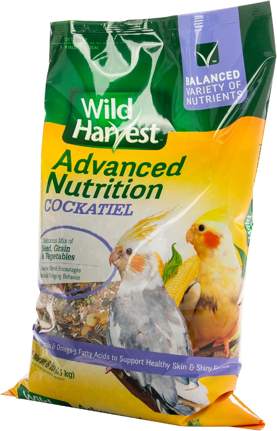 Wild Harvest Advanced Nutrition Bird Food for Cockatiel, 8 lbs - Image 7