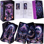 Bqlxbablt Purple Rose Tarot Cards Deck front box display