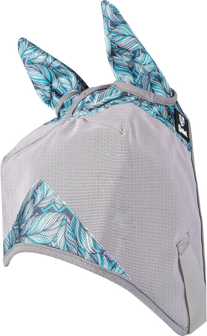 Cashel fly mask hook and loop closure detail