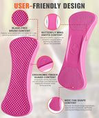 Ergonomic handle design of Gydoty horse grooming tool