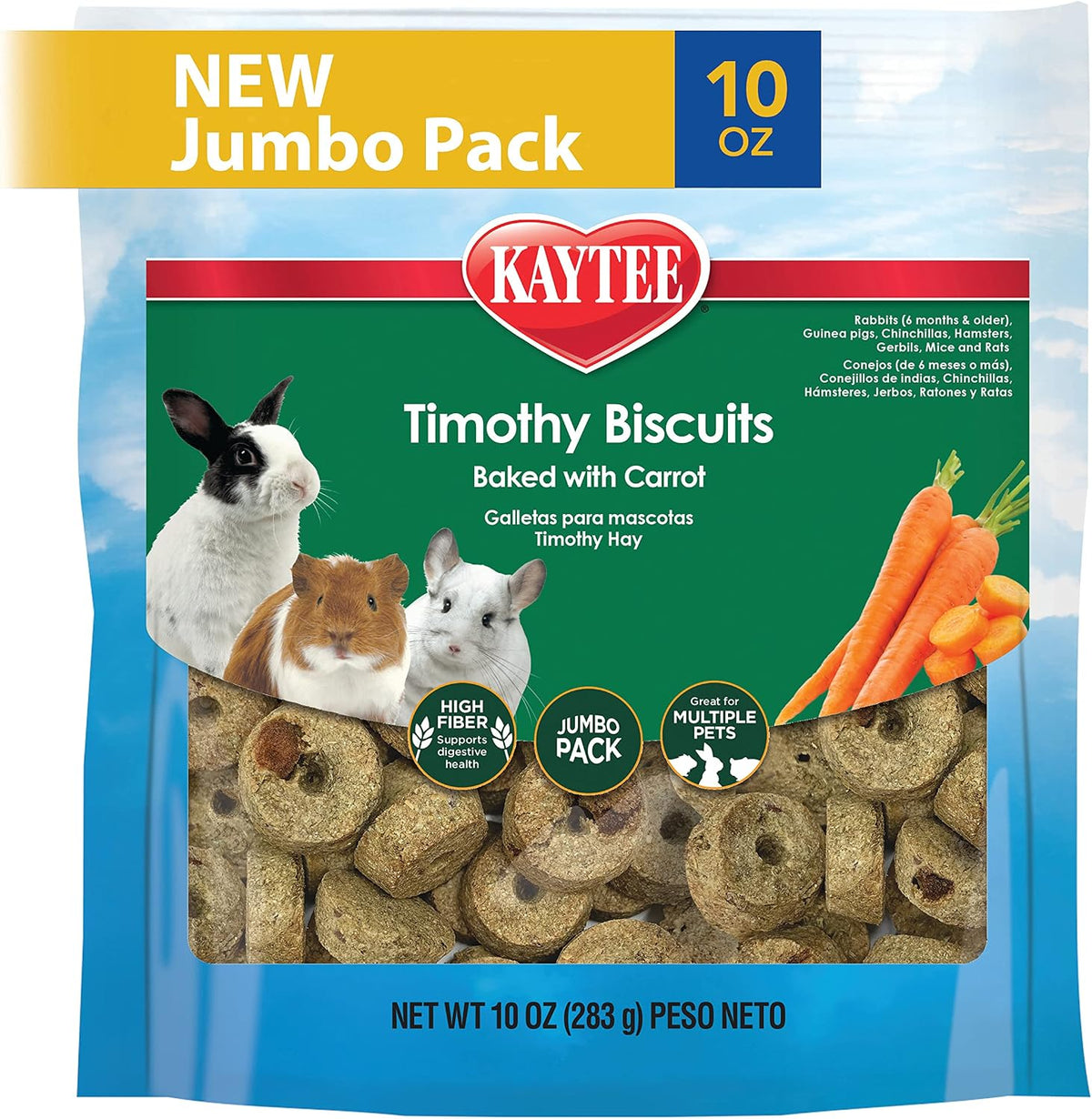 Kaytee Timothy Biscuits Baked Treat for Pet Guinea Pigs, Rabbits & Other Small Animals, Apple, 4 oz - Image 10