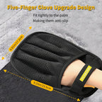 Five finger electrostatic pet fur remover mitt for cats and dogs