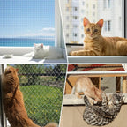 Funvalley Surperfect anti-fall pet mesh in transparent finish