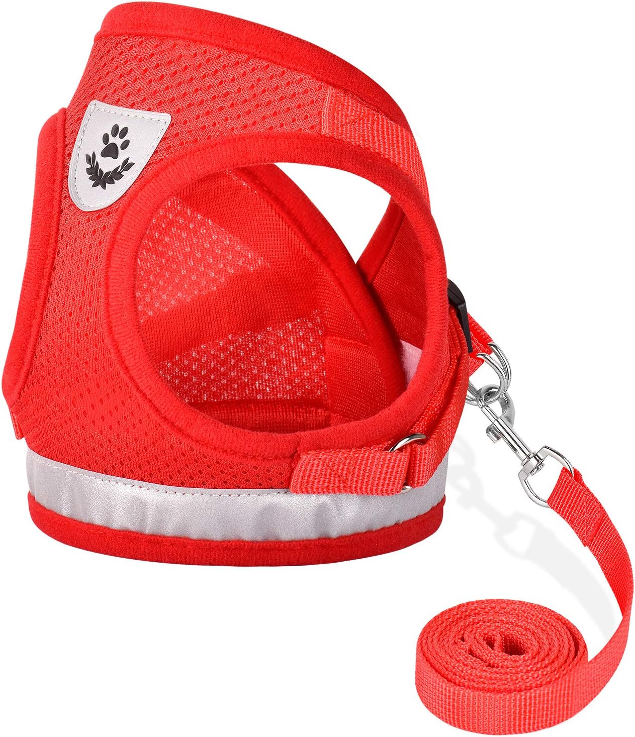 Cat Harnesses and Puppy Harness with Leashes Set, Escape Proof Cat Harness, Adjustable Reflective Soft Mesh Vest Fit Puppy Kitten Rabbit Ferrets's Outdoor Harness - Image 11