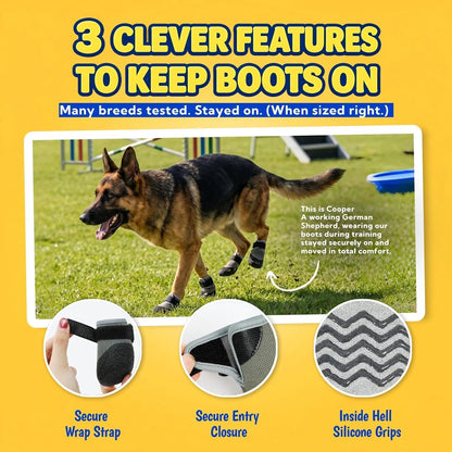 Durable non-slip rubber sole of T'CHAQUE dog summer shoes
