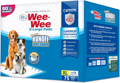 Four Paws Wee-Wee Superior Performance Unscented Extra-Large Pee Pads for Dogs & Puppies, Quilted Leak-Proof Dog Housebreaking Potty Training Floor Protection, 28" x 34", 40 Count - Image 12
