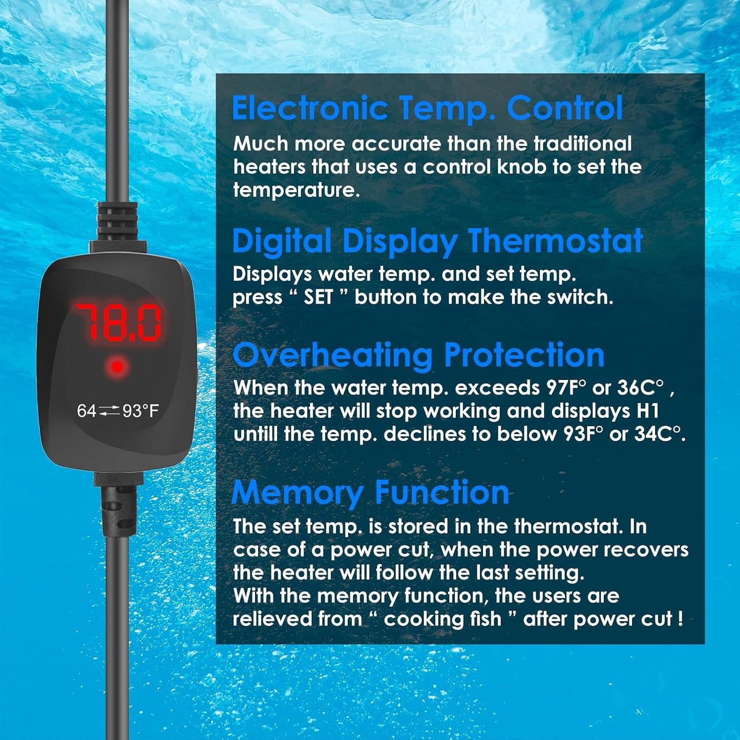 Side profile of compact VCRAZE heater with suction cups
