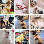 Back view of Petcare cartoon print pet tank top
